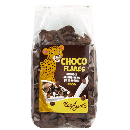 Βιο Αγρός Νιφάδες Δημητριακών με Σοκολάτα(Choko Flakes) 250gr