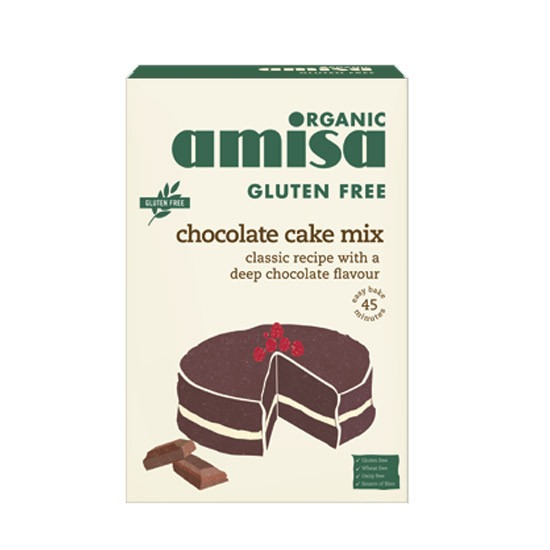 Amisa Μείγμα για Κέικ Σοκολάτας Χωρίς Γλουτένη 400gr