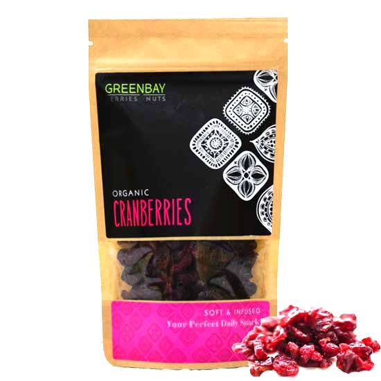 Greenbay Κράνμπερις (Cranberries) Αποξηραμένα 125gr