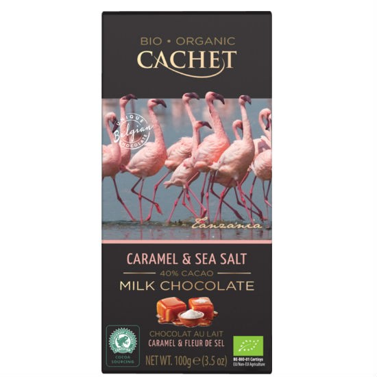 Cachet Σοκολάτα Γάλακτος με Καραμέλα & Θαλασσινό Αλάτι 100gr