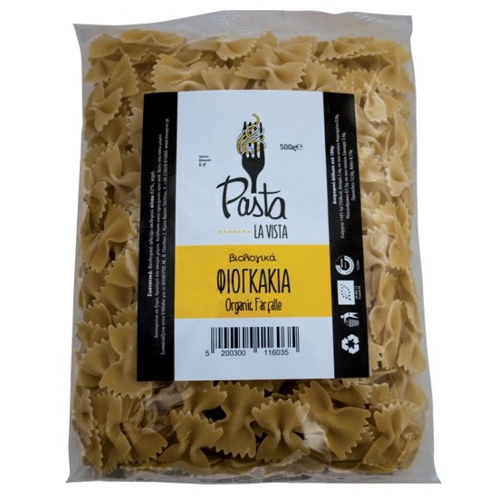 Βιο Αγρός Pasta la Vista Φιογκάκια 500gr