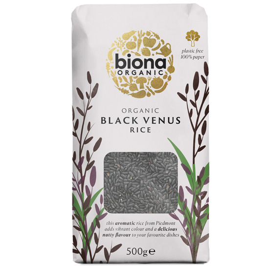 Biona Μαύρο Ρύζι Ολικής Black Venus 500gr