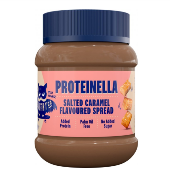 Healthy Co Πραλίνα Proteinella με Έξτρα Πρωτεΐνη Χωρίς Προσθήκη Ζάχαρης με Salted Caramel 400gr