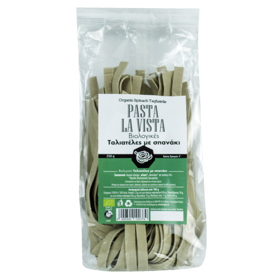 Βιο Αγρός Pasta La Vista Ταλιατέλες με με Σπανάκι 250gr